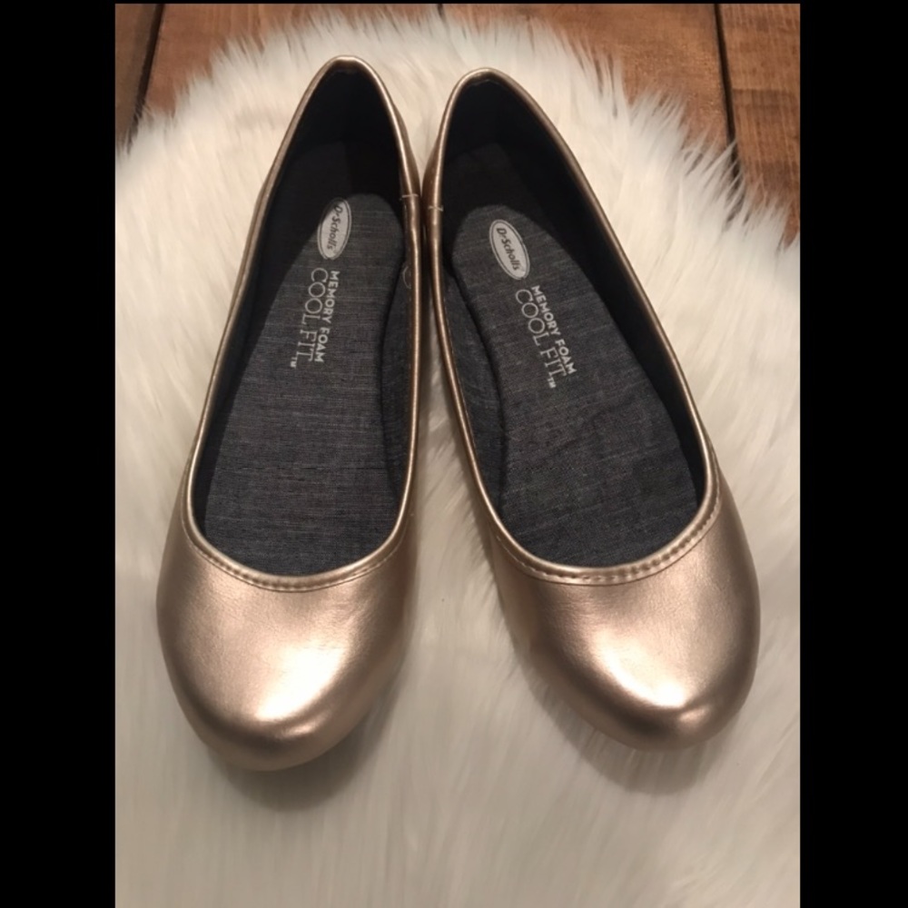 Dr. Scholl’s Memory Foam CoolFit GOLD flats ✨